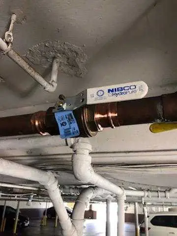 Copper pipe repair and valve work for Gas Leak Detection in Exposition View